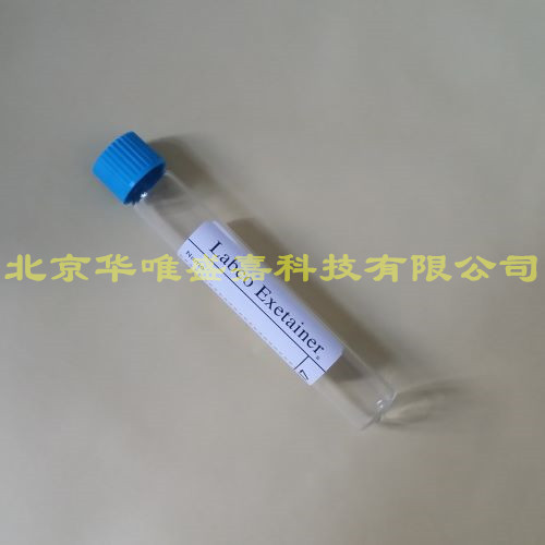 英國Labco Exetainer 13C呼吸測試專用瓶139B，平底12ml,已排空，帶標簽價格(www.v3178.cn)